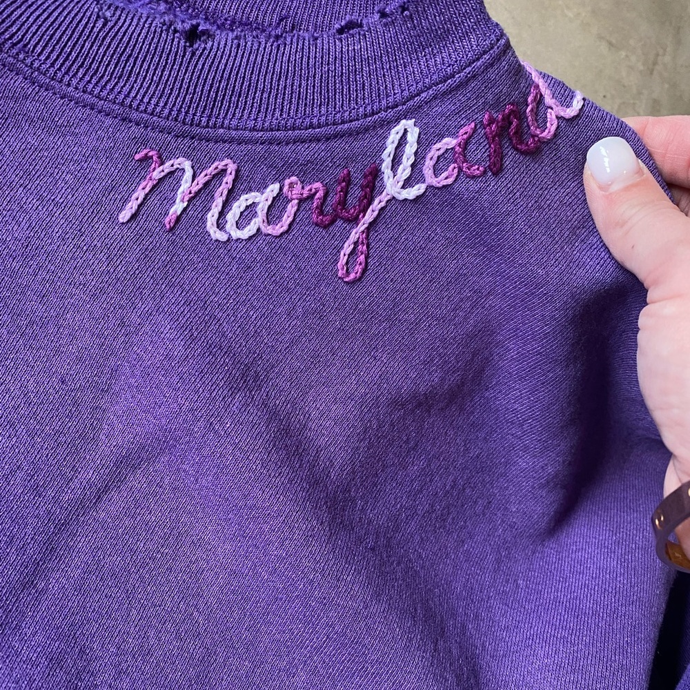Vintage distressed Maryland sweatshirt